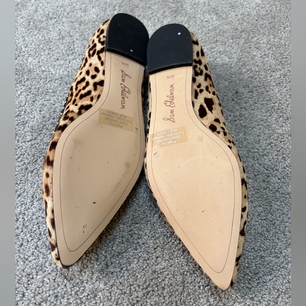 Sam Edelman “Rini” Leopard Print Flats - Picture 2 of 4